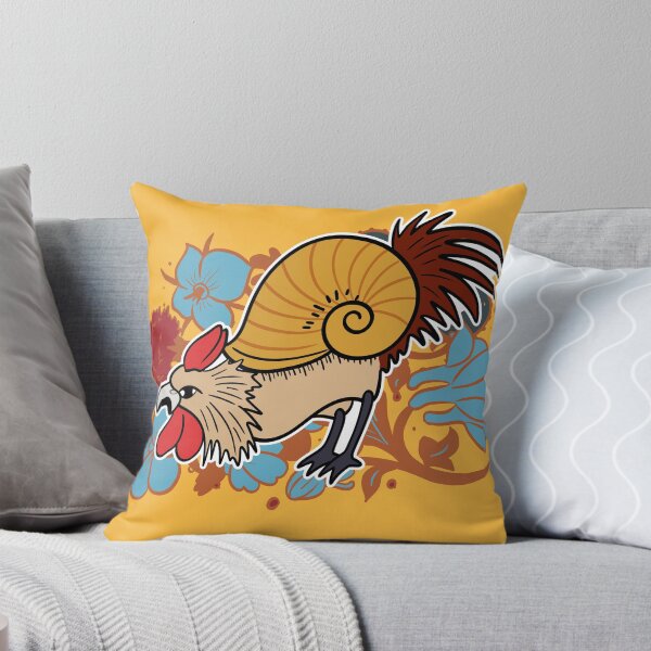 Item preview, Cute Medieval Snail Rooster Illustration Design designed and sold by MariOyama.