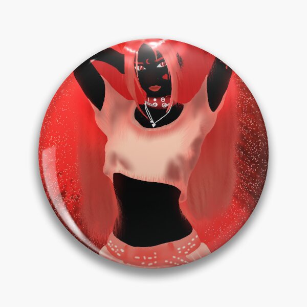 Item preview, Dark Crimson Devil Girl Art | Dark Valentine Fantasy Illustration designed and sold by kerissfantasyart .