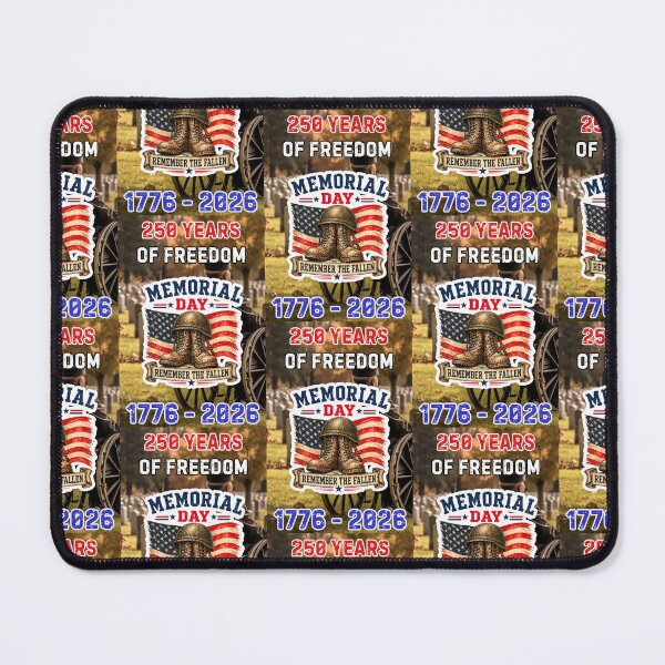 Item preview, Memorial Day America 250 Years Of Freedom designed and sold by WoodburyLake.
