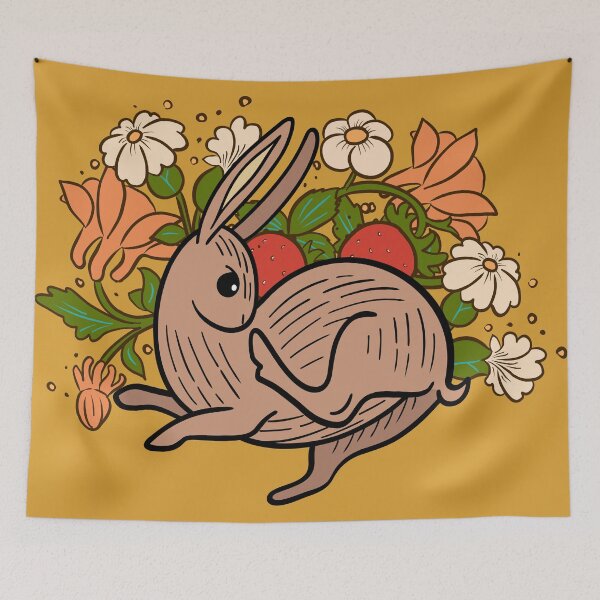Item preview, Cute Medieval Hare Illustration Design designed and sold by MariOyama.