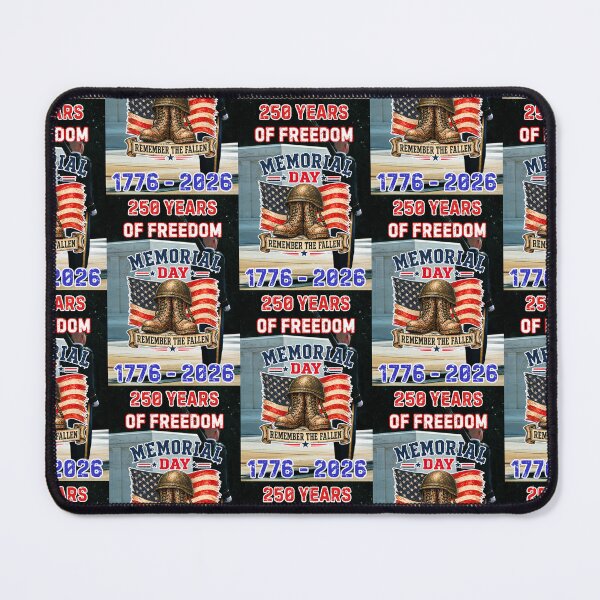 Item preview, Memorial Day America 250 Years Of Freedom designed and sold by WoodburyLake.