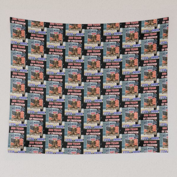 Item preview, Memorial Day America 250 Years Of Freedom  designed and sold by WoodburyLake.