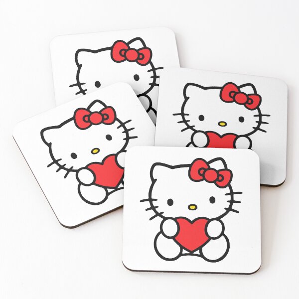 Item preview, Cute Kitty Holding Heart Kawaii Cat Valentine Aesthetic Cartoon Sticker designed and sold by Pinpondesigns.