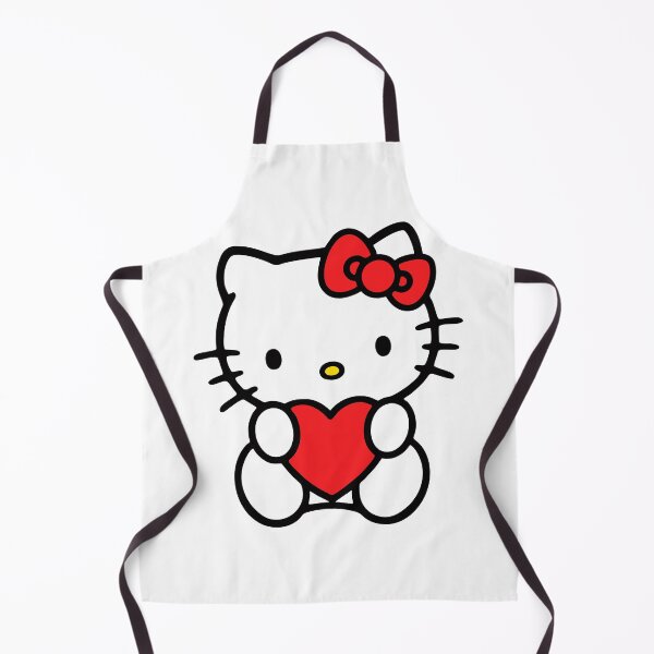 Item preview, Cute Kitty Holding Heart Kawaii Cat Valentine Aesthetic Cartoon Sticker designed and sold by Pinpondesigns.