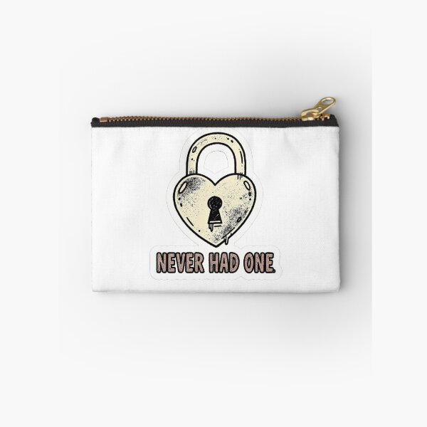 Item preview, Heart Lock Never Had One Sticker designed and sold by uglyAFstickers.