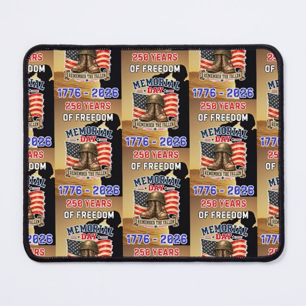 Item preview, Memorial Day America 250 Years Of Freedom designed and sold by WoodburyLake.