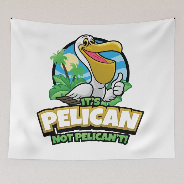 Item preview, Pelican pun cartoon – It’s Pelican Not Pelican’t designed and sold by messy-nessie.