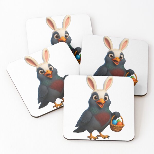Item preview, Easter White-Crowned Pigeon designed and sold by Sillytoe.