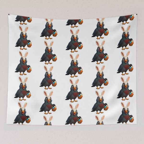 Item preview, Easter White-Crowned Pigeon designed and sold by Sillytoe.