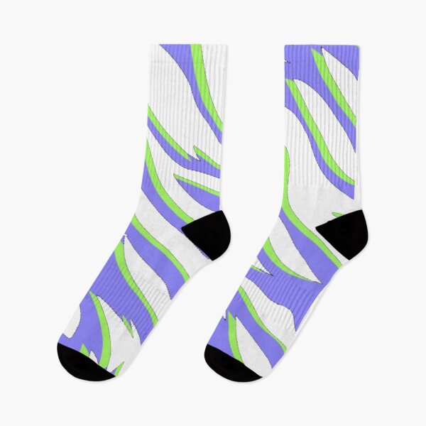 Item preview, Neon Tiger Stripes Cyberpunk Zebra Pattern designed and sold by GenZFashion000.
