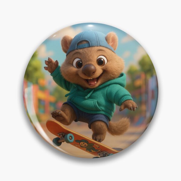 Item preview, Skater Wombat designed and sold by Sillytoe.