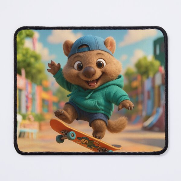 Item preview, Skater Wombat designed and sold by Sillytoe.