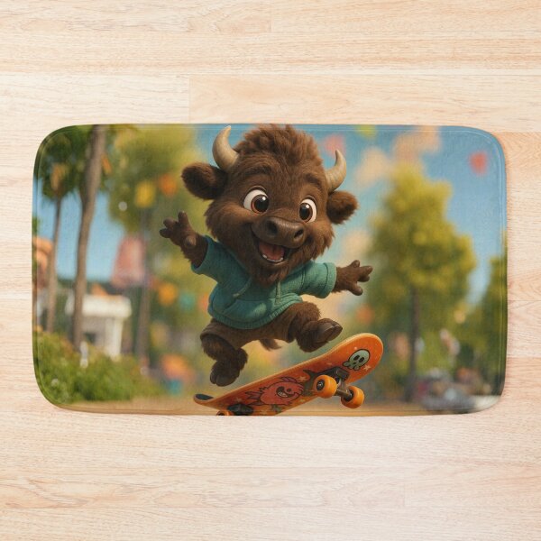 Item preview, Skater Wood Bison designed and sold by Sillytoe.