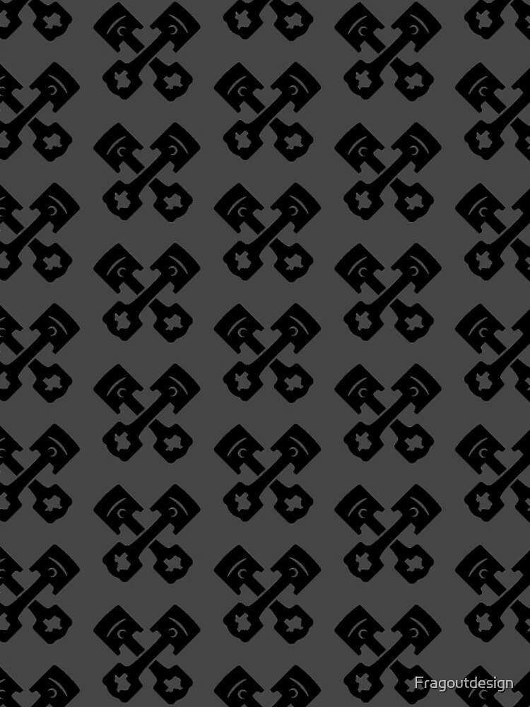 Thumbnail 4 of 4, iPhone Case, Texas Racing Engine Pistons Pattern Design and Pattern Artwork designed and sold by Fragoutdesign.