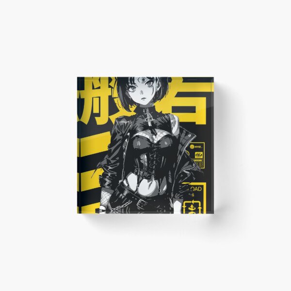 Item preview, Cyberpunk Anime Girl Goth Japanese Streetwear #401 designed and sold by mika-gallery.