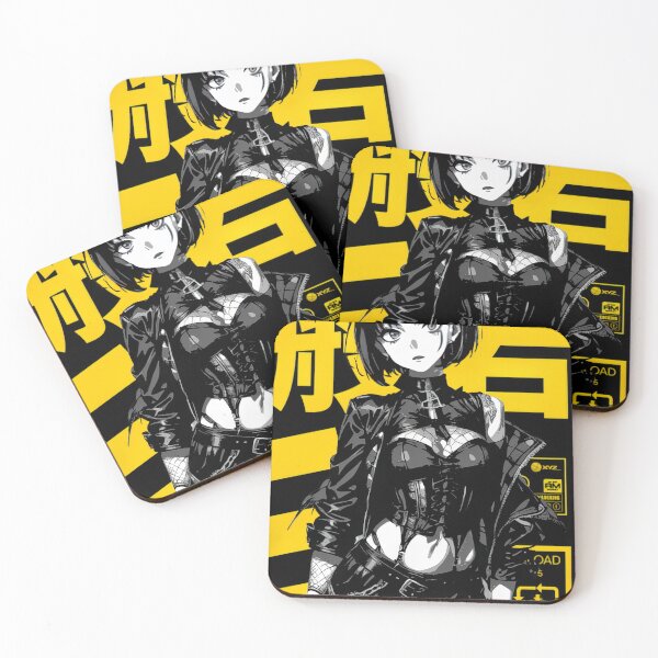 Item preview, Cyberpunk Anime Girl Goth Japanese Streetwear #401 designed and sold by mika-gallery.