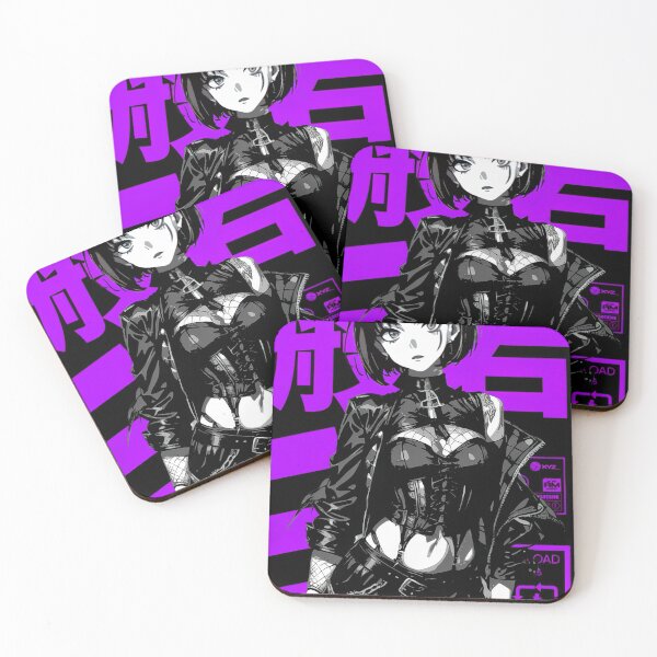 Item preview, Cyberpunk Vaporwave Anime Manga Girl Dark Techno Rave Japanese Streetwear Aesthetic #961 designed and sold by mika-gallery.