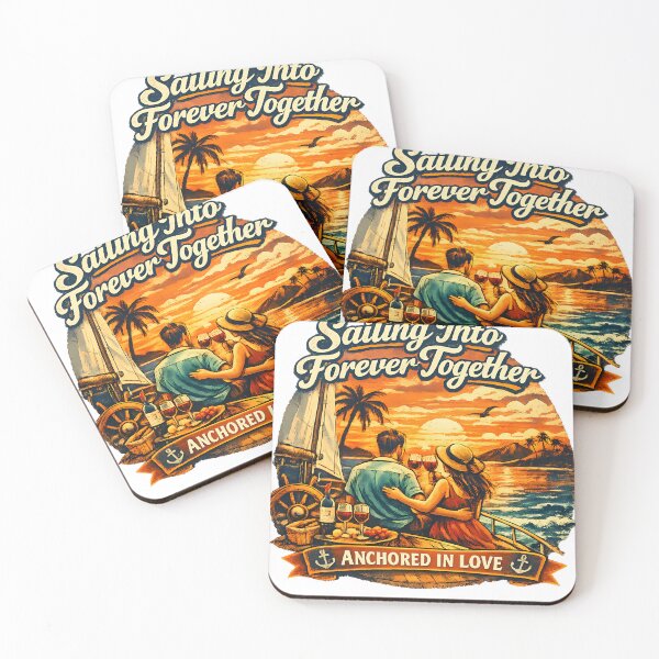 Item preview, Sailing Into Forever Together Romantic Summer Vacation Couple Design designed and sold by RoyesButler.