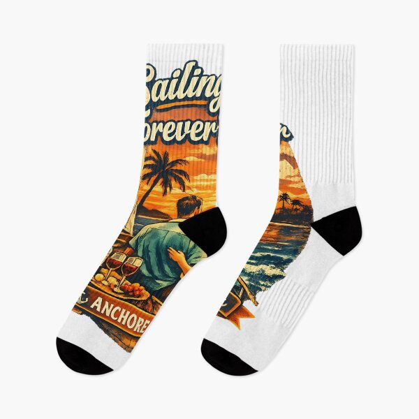 Item preview, Sailing Into Forever Together Romantic Summer Vacation Couple Design designed and sold by RoyesButler.