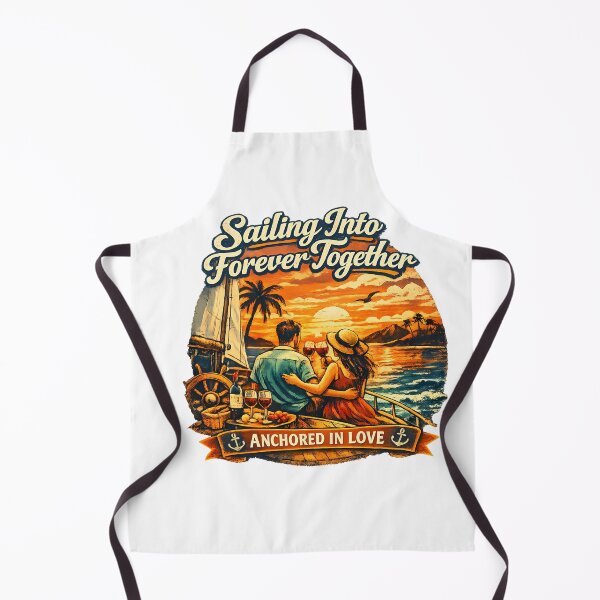 Item preview, Sailing Into Forever Together Romantic Summer Vacation Couple Design designed and sold by RoyesButler.