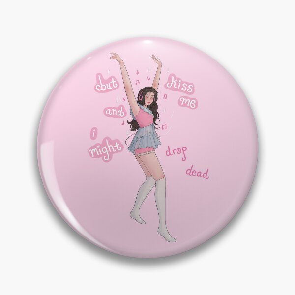 Item preview, Kiss me and maybe I'll fall dead designed and sold by YChangShop.