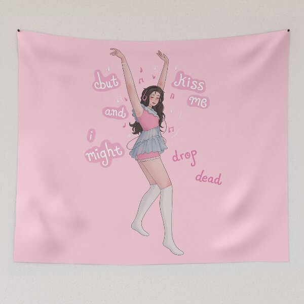 Item preview, Kiss me and maybe I'll fall dead designed and sold by YChangShop.