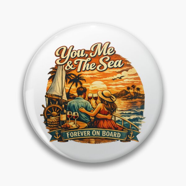 Item preview, You, Me & The Sea Romantic Summer Vacation Couple Design designed and sold by RoyesButler.