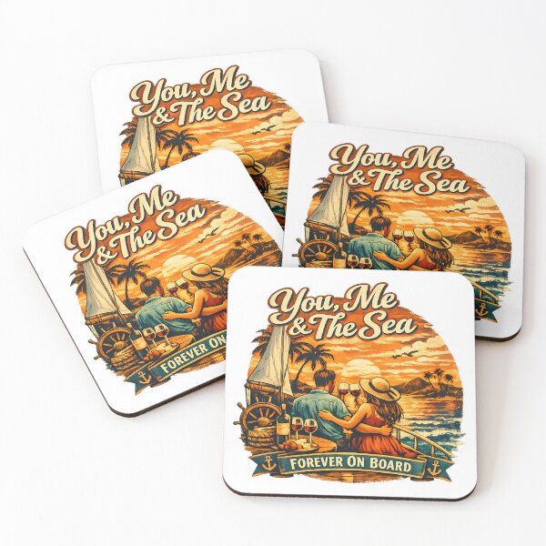 Item preview, You, Me & The Sea Romantic Summer Vacation Couple Design designed and sold by RoyesButler.