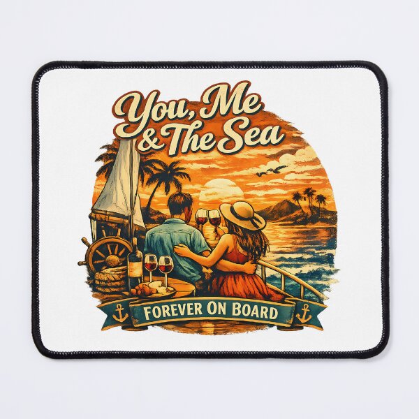 Item preview, You, Me & The Sea Romantic Summer Vacation Couple Design designed and sold by RoyesButler.