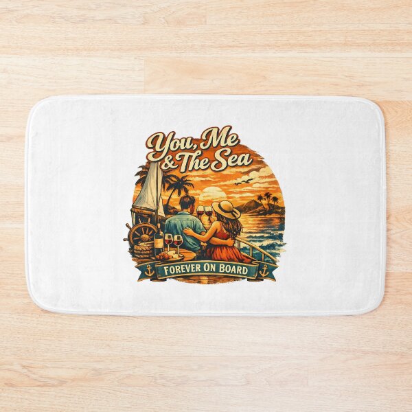 Item preview, You, Me & The Sea Romantic Summer Vacation Couple Design designed and sold by RoyesButler.