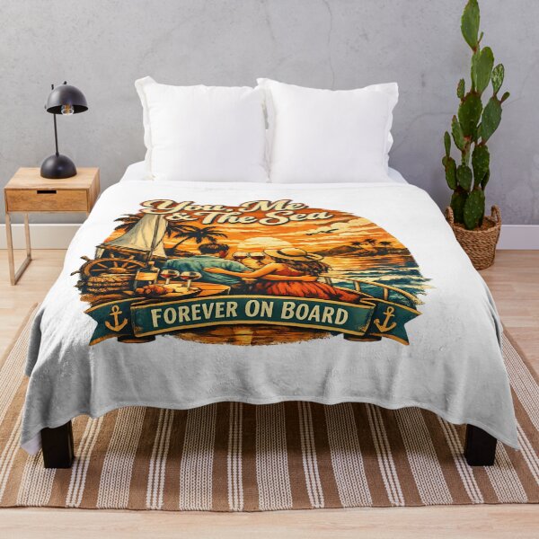 Item preview, You, Me & The Sea Romantic Summer Vacation Couple Design designed and sold by RoyesButler.