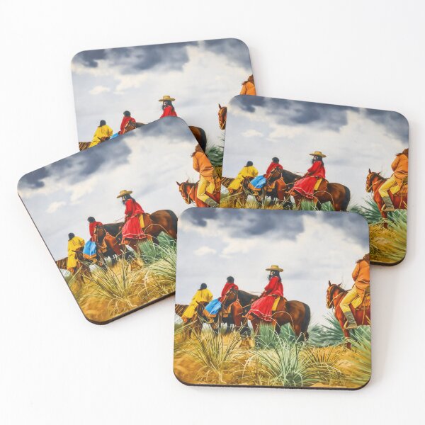 Item preview, The Storm – Apache designed and sold by American Southwest: Colorized photography from Edward S. Curtis.