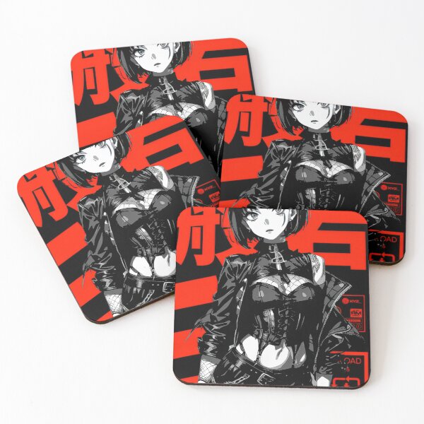 Item preview, Cyberpunk Girl Manga Aesthetic Goth Grunge Japanese Waifu Anime Streetwear #924 designed and sold by mika-gallery.