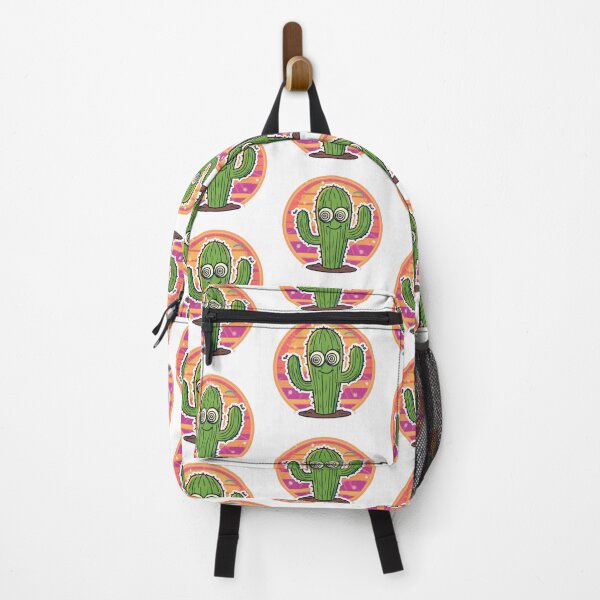 Item preview, Cute Retro Cactus Cartoon Sticker | Funny Kawaii Desert Plant | Vintage Sunset Aesthetic designed and sold by magiquecreations.