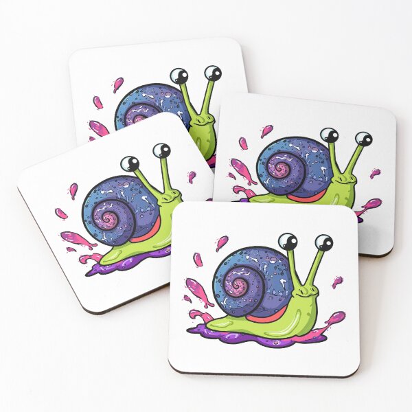 Item preview, Trippy Snail Sticker — Psychedelic Galaxy Shell Groovy Cartoon Snail designed and sold by magiquecreations.