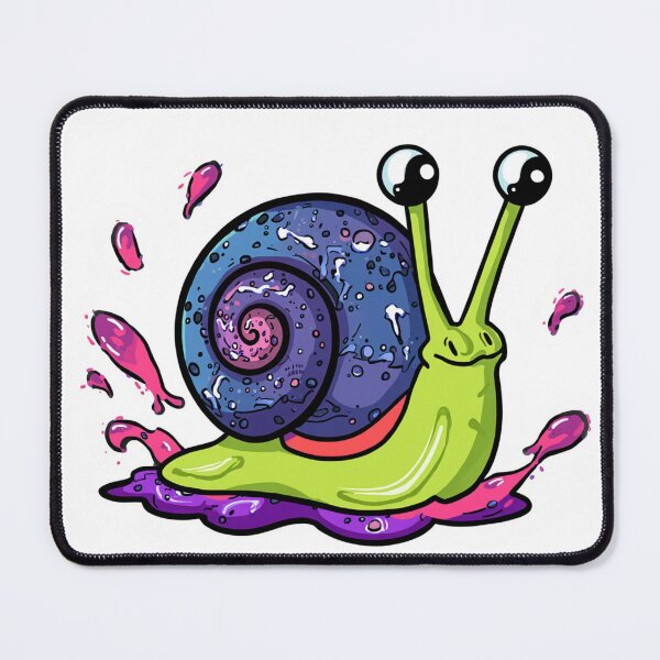 Item preview, Trippy Snail Sticker — Psychedelic Galaxy Shell Groovy Cartoon Snail designed and sold by magiquecreations.
