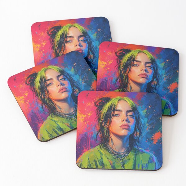 Item preview, Bold Pop Art Billie Eilish designed and sold by AndreBarnard.
