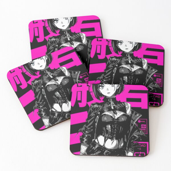 Item preview, Goth Grunge Anime Manga Girl Cyberpunk Aesthetic Futuristic Japanese Streetwear #845 designed and sold by mika-gallery.