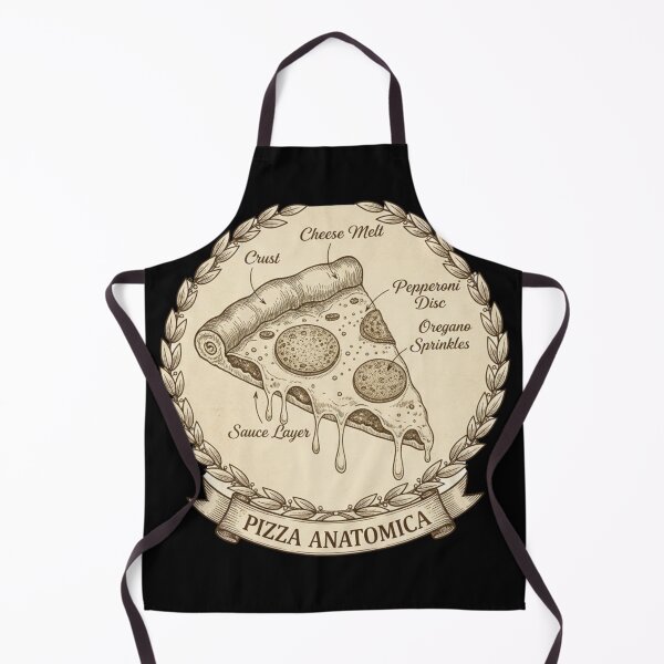 Item preview, Pizza Anatomica — Vintage Scientific Diagram designed and sold by magiquecreations.