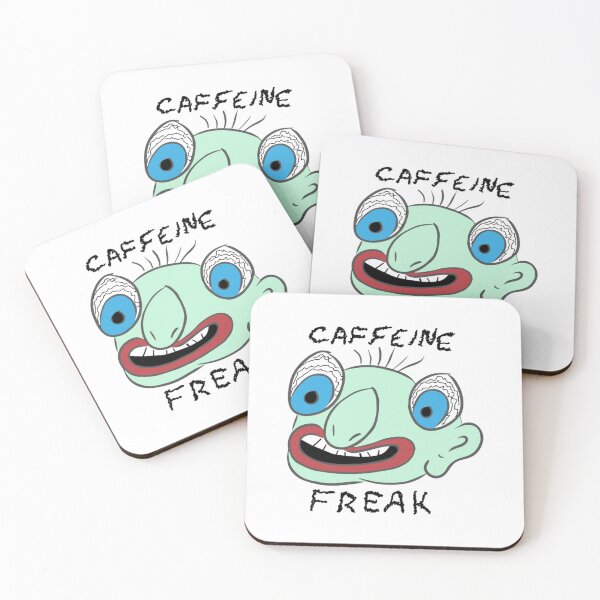Item preview, Caffeine Freak Funny Tired Coffee Addict Monster designed and sold by KenColwill.