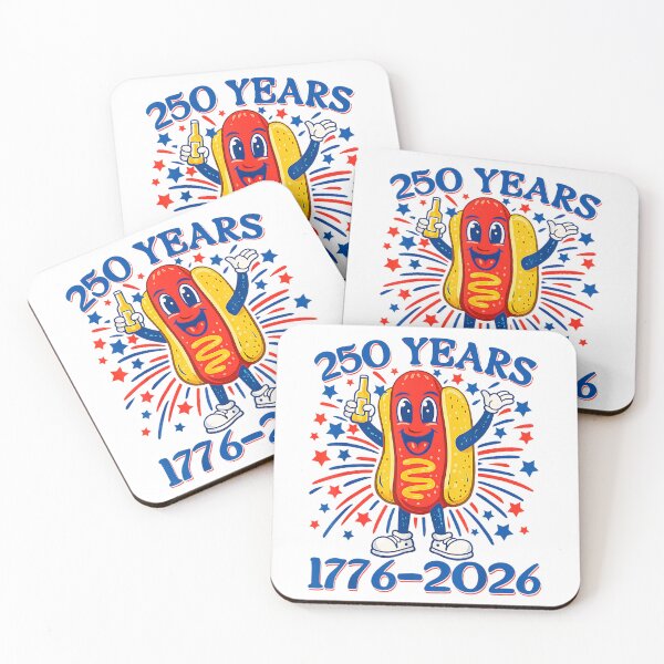 Item preview, 250 anniversary usa hot dog 4th of july 250 years 1776-2026  designed and sold by mariazin.