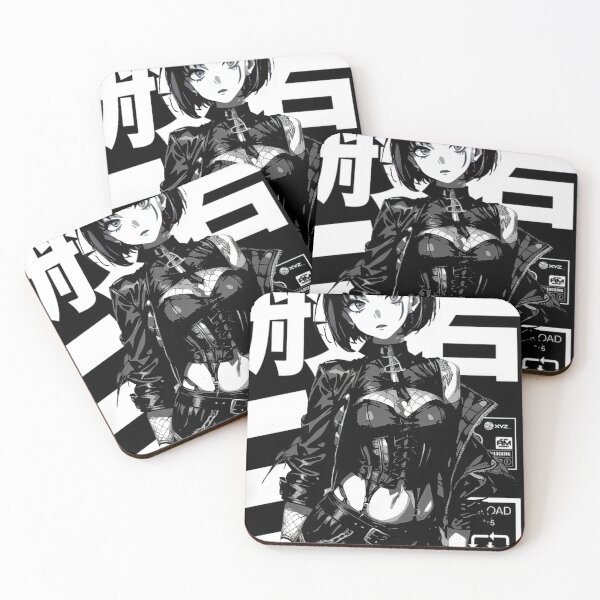 Item preview, Goth Grunge Anime Manga Girl Cyberpunk Aesthetic Vaporwave Japanese Streetwear #724 designed and sold by mika-gallery.