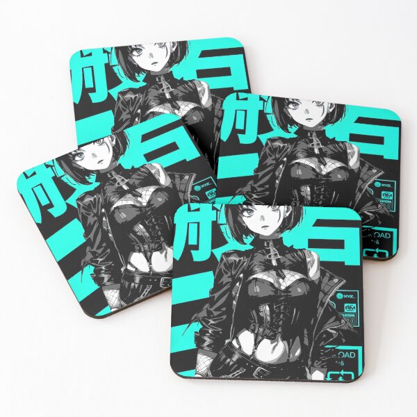 Item preview, Goth Grunge Anime Manga Girl Cyberpunk Aesthetic Vaporwave Japanese Streetwear #696 designed and sold by mika-gallery.