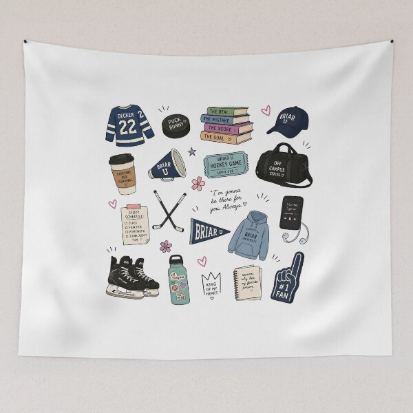 Item preview, Off Campus Series Hockey Romance Bookish designed and sold by HappyHedgeTees.