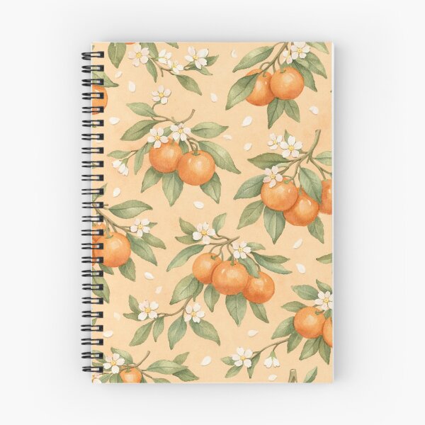 Item preview, Blossom Pattern Citrus Branch Botanical Print designed and sold by Owcomm.