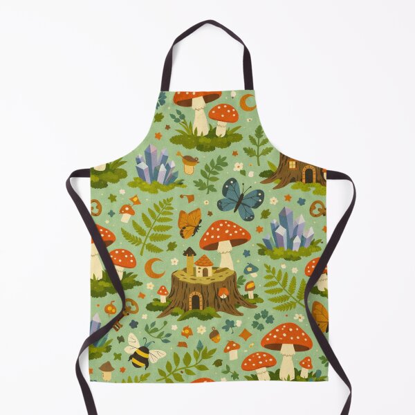 Item preview, Mushroom Forest Seamless Pattern designed and sold by Owcomm.