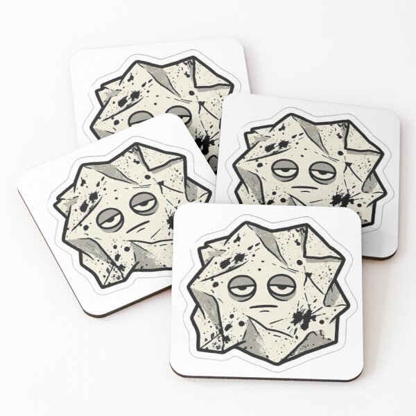Item preview, Crumpled Paper Just Existing Sticker designed and sold by uglyAFstickers.