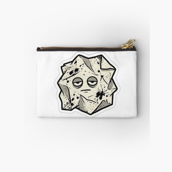 Item preview, Crumpled Paper Just Existing Sticker designed and sold by uglyAFstickers.