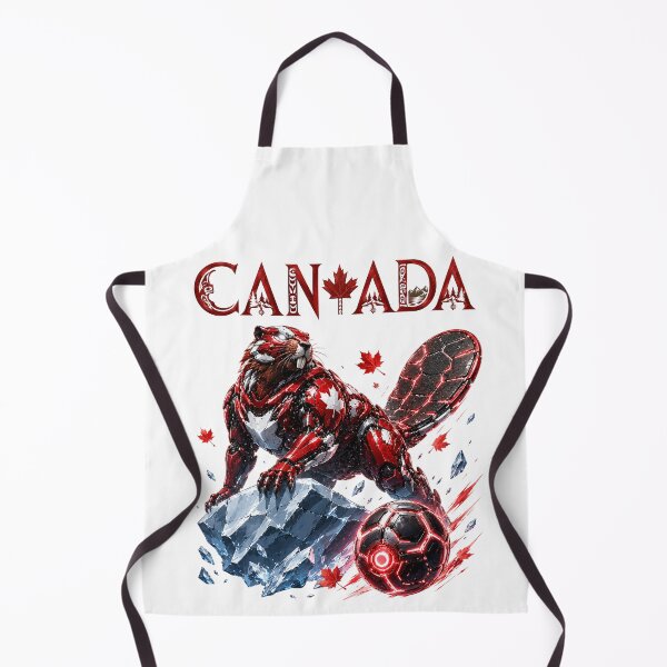Item preview, Canada National Football Team - Biomechanical Cyber Beaver designed and sold by Extravanganzza.