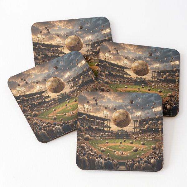 Item preview, Raining baseballs in the vintage era designed and sold by Steve's Hobbies.